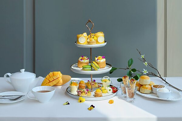 Summer Mango Bliss Afternoon Tea at Le Macaron