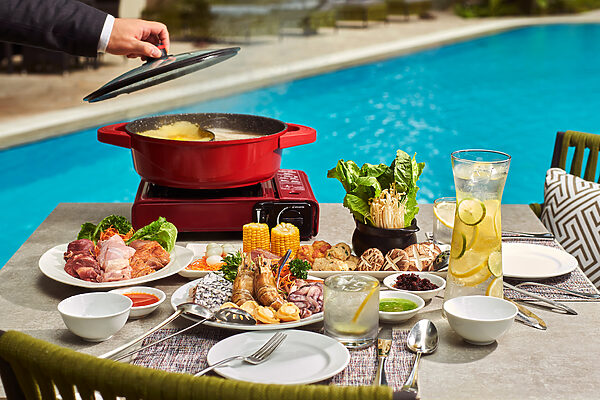 Steamboat by the Pool at Terrace Poolside Bar & Grill