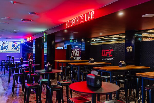 Dining and Drinks at KG Sports Bar